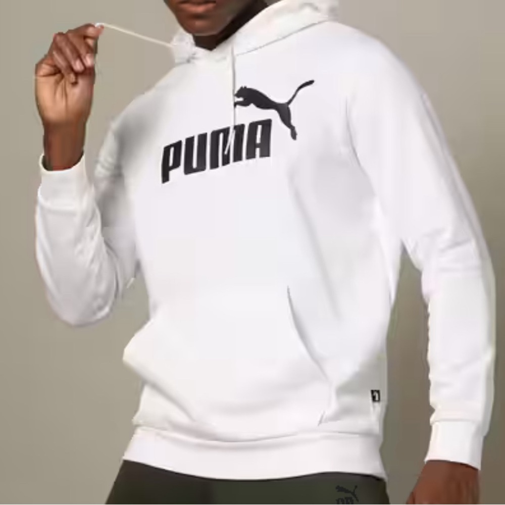 Puma Men's Classic White Hoodie